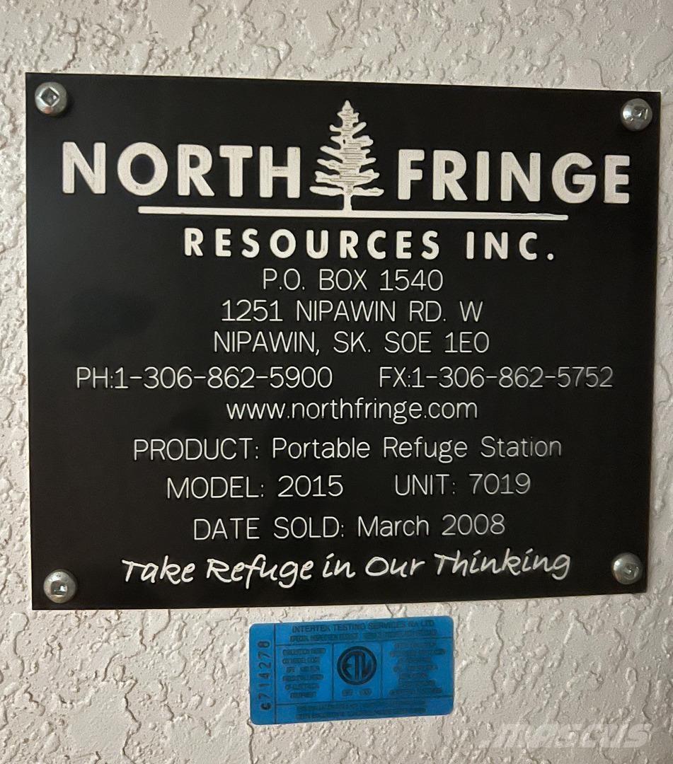  NORTH FRINGE 2015 Diğer Yer Altı Ekipmanları