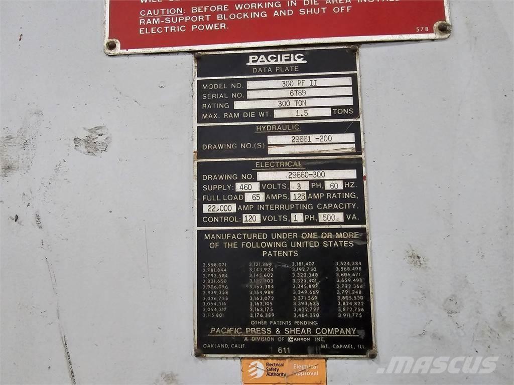 Pacific 300 PF II Diger parçalar