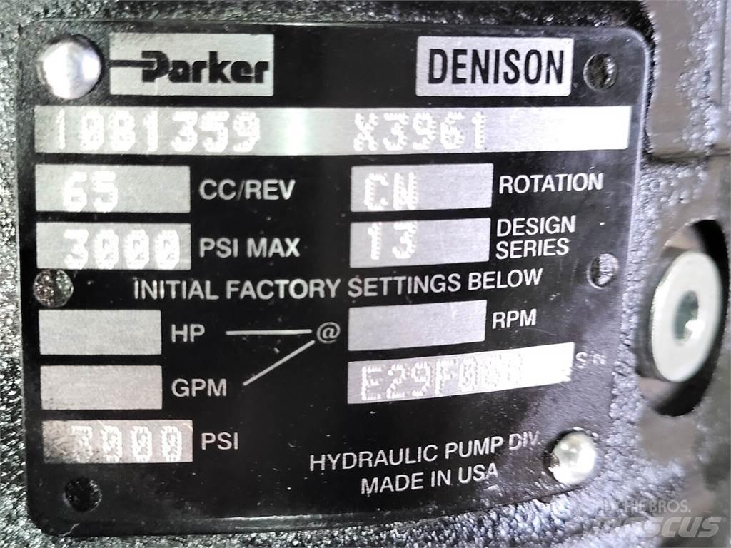 Parker 10B1359 X3961 Su pompalari
