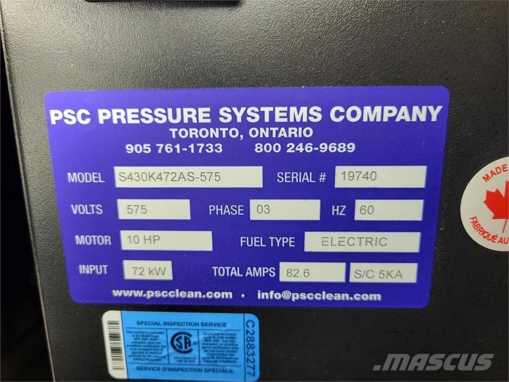  PSC S430K472AS-575 Düsük basinçli yikama makinalari
