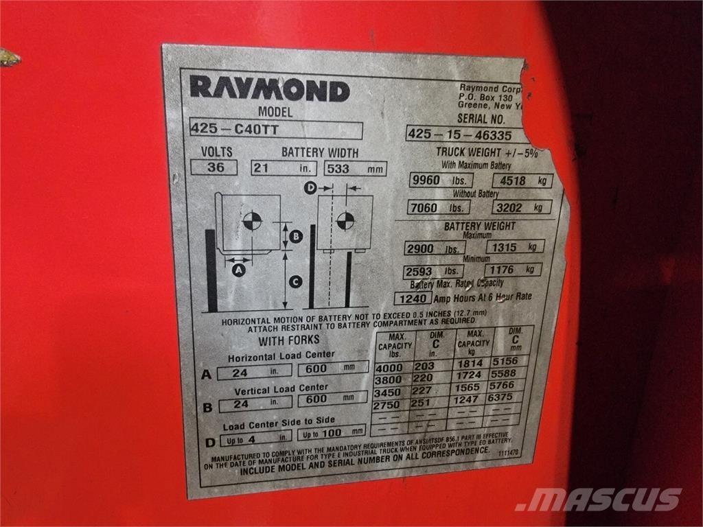 Raymond 425-C40TT Diger