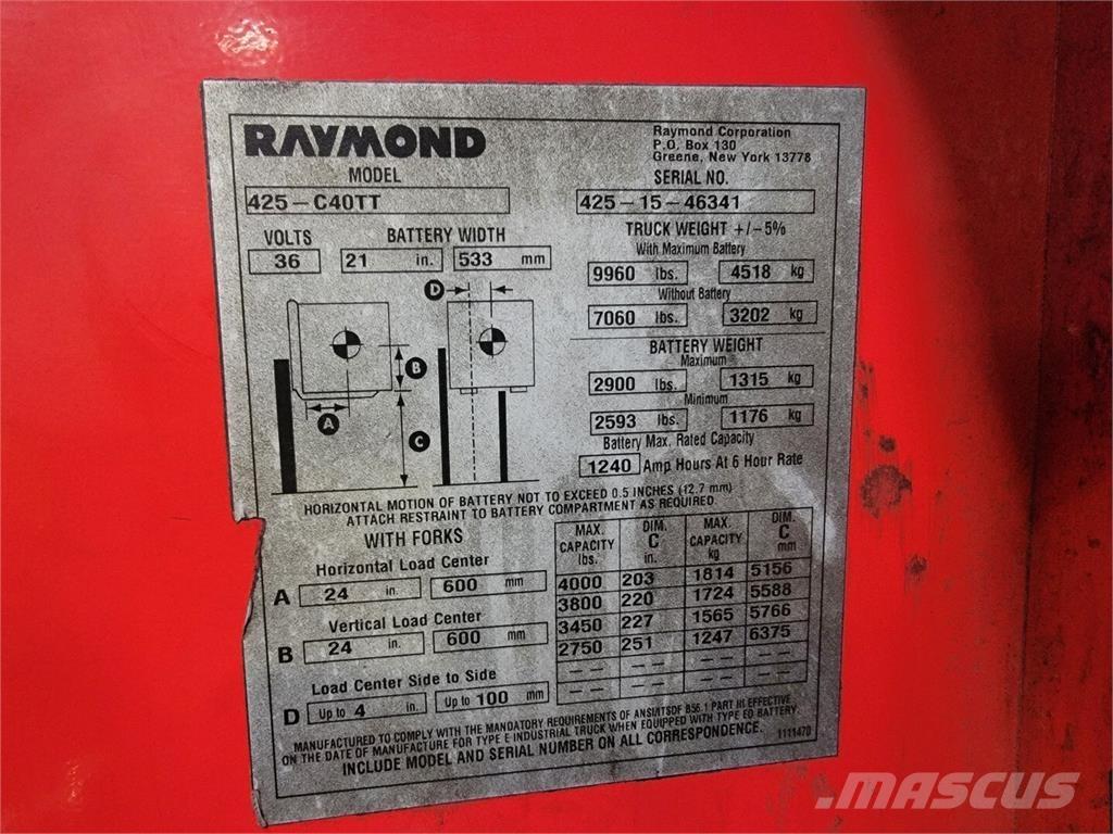 Raymond 425-C40TT Diger