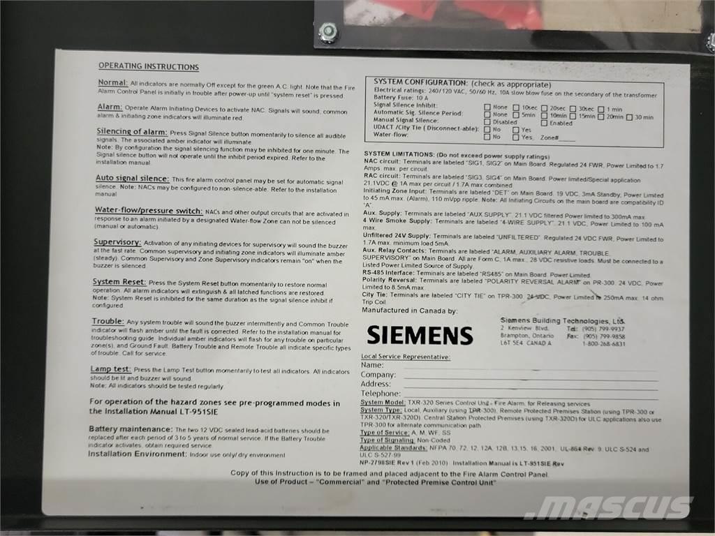 Siemens TXR-320 Diger
