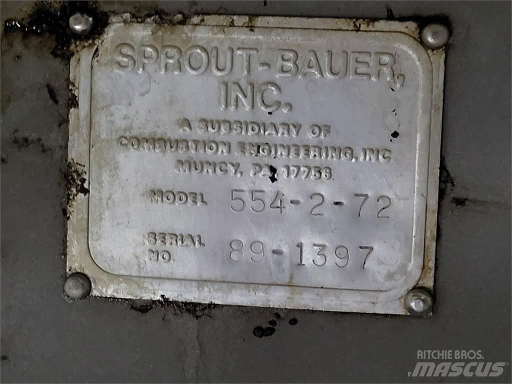  SPROUT-BAUER 554-2-72 Yıkama ekipmanları