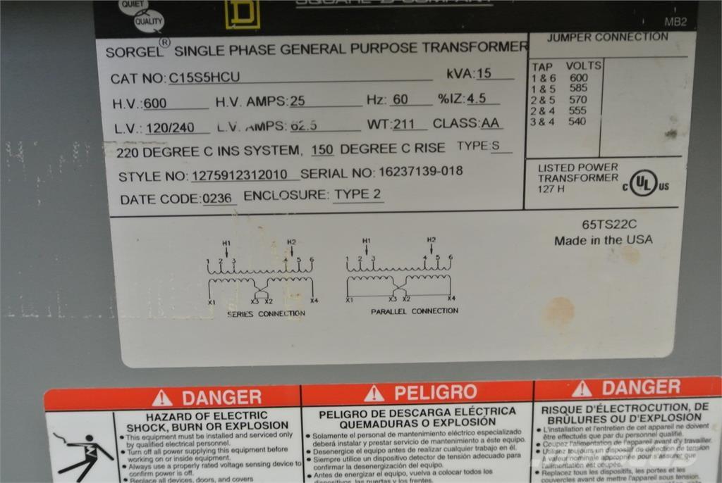  SQUARE D C15S5HCU Diger
