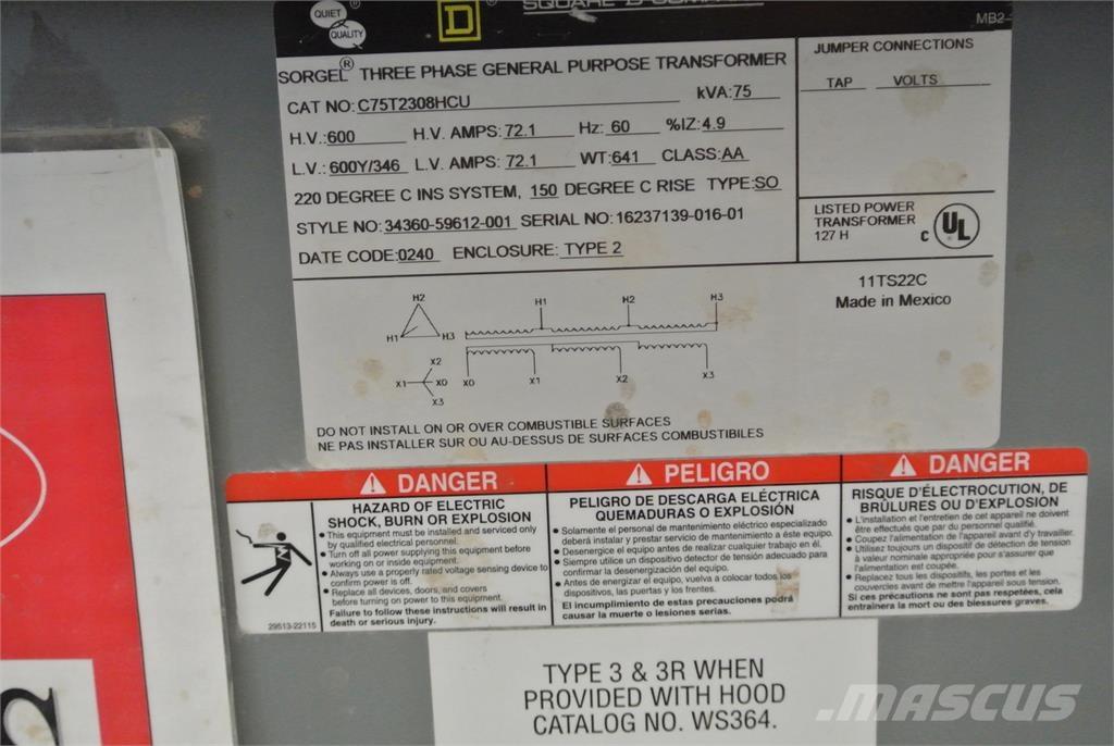  SQUARE D C75T2308HCU Diger