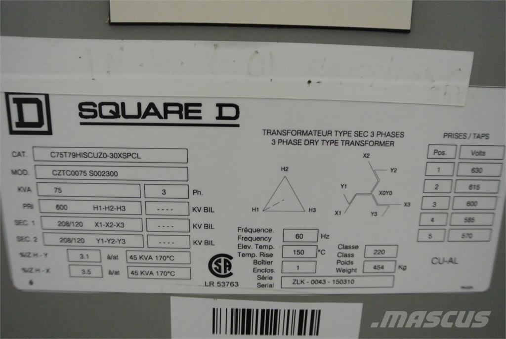  SQUARE D C75T79H Diger