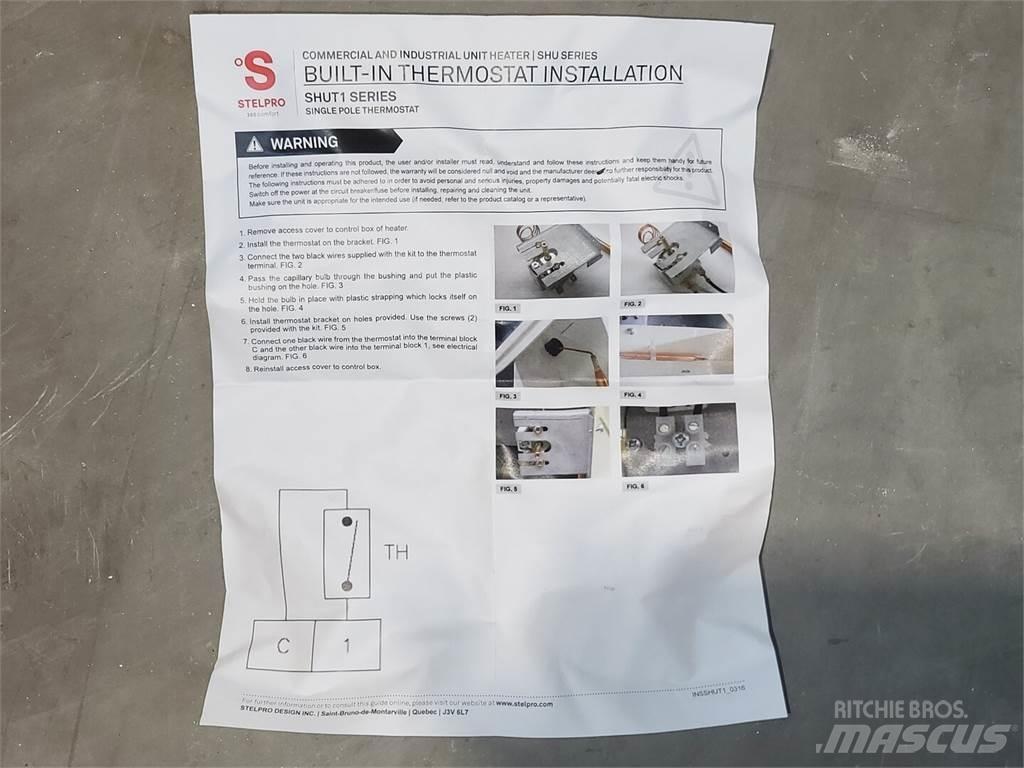  STELPRO SHUT1 Isıtma ve çözme ekipmanı
