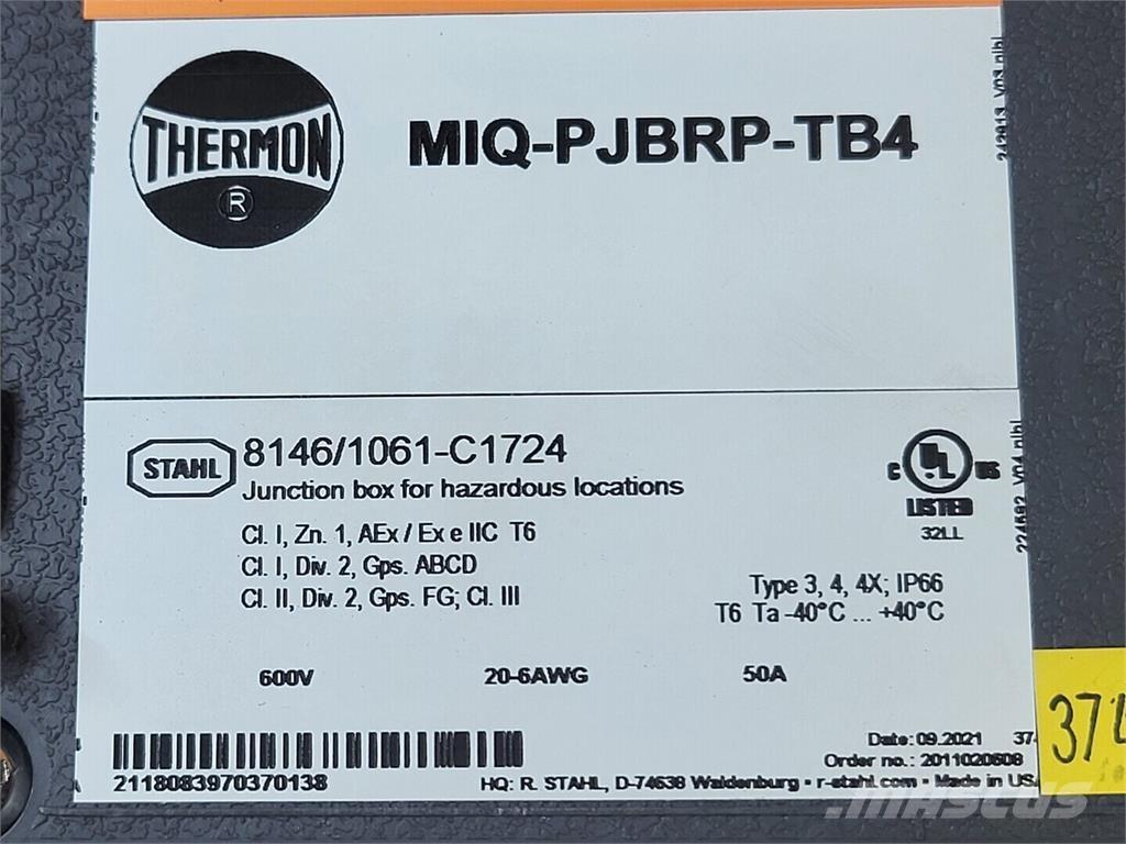  THERMON MIQ-PJBRP-TB4 Diger