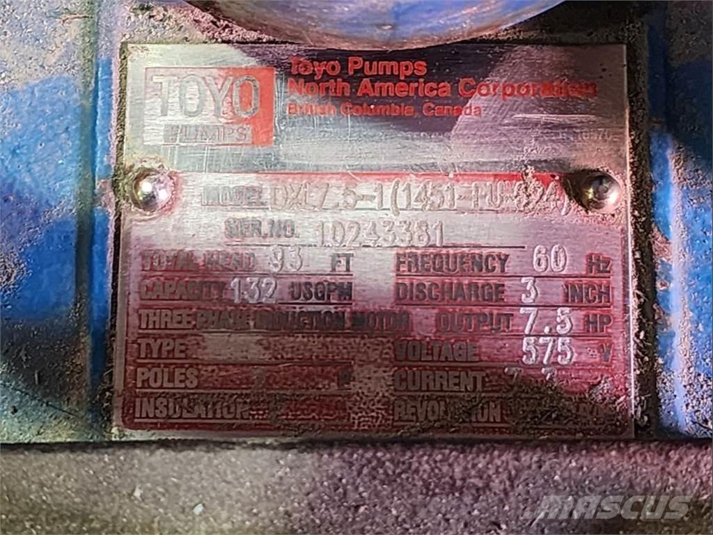Toyo DXL7.5-1 Su pompalari