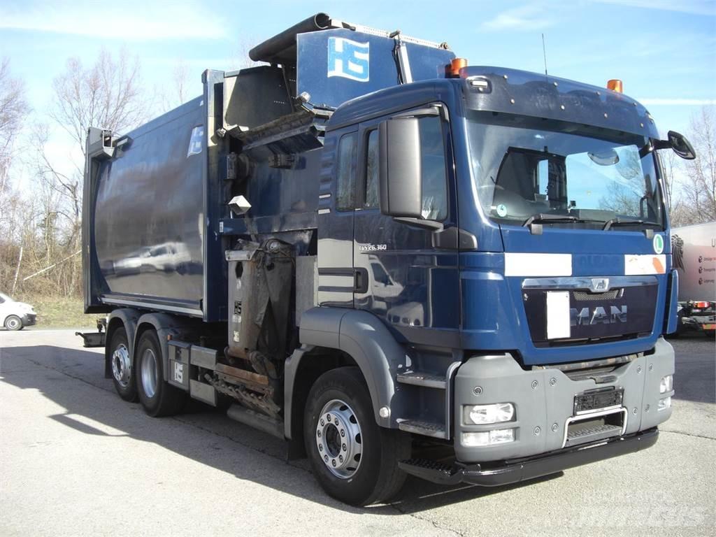MAN 26360FNLL / RECHTSGEST. Atik kamyonlari