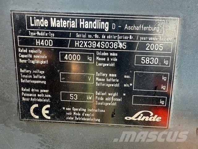 Linde H 40 D Dizel forkliftler