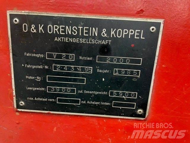 O&K V 20 Dizel forkliftler
