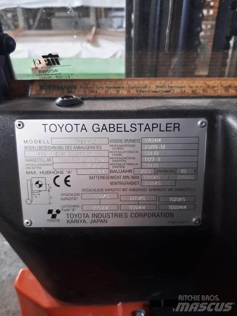 Toyota 7FBMF35 Elektrikli forkliftler