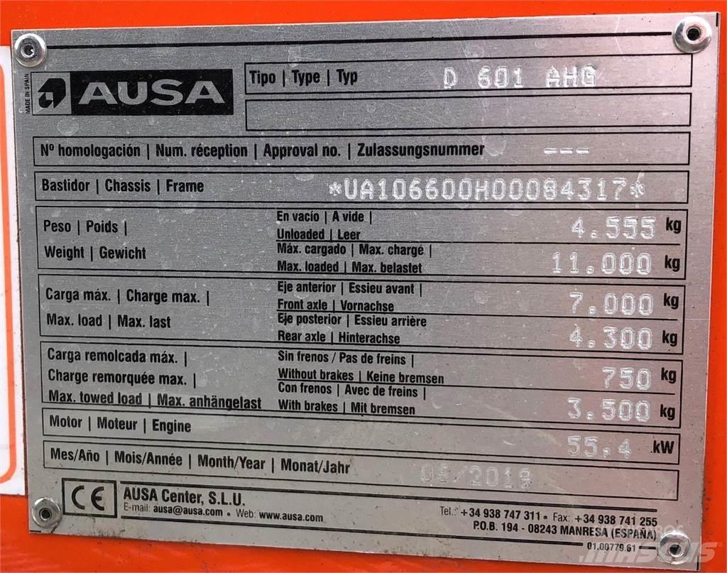 Ausa D601AHG Belden kirma kamyonlar