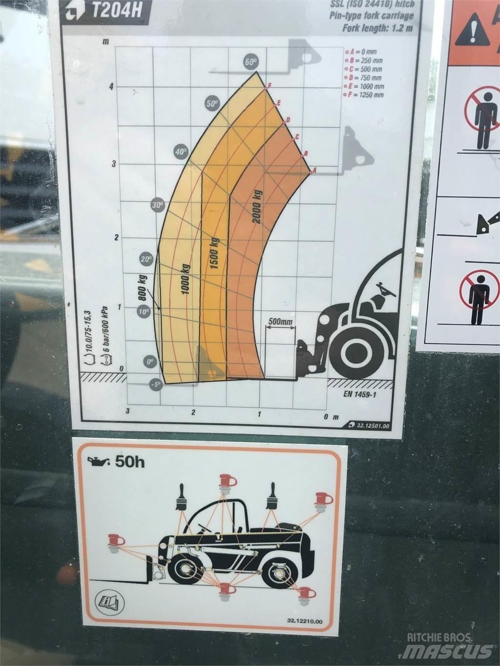 Ausa T204H Tarimsal teleskopik yükleyiciler