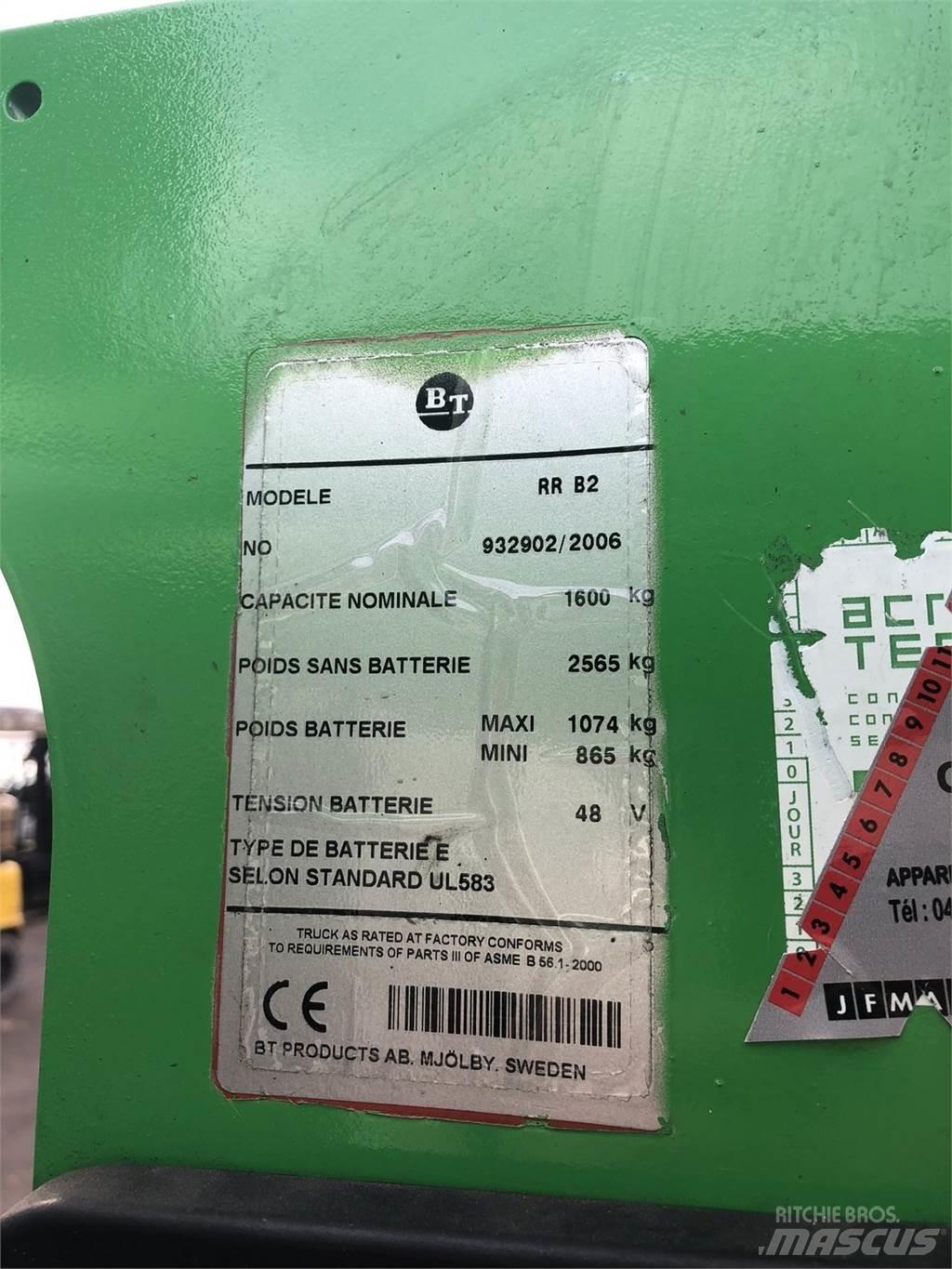Cesab RRB2 Reach truck - depo içi istif araçları