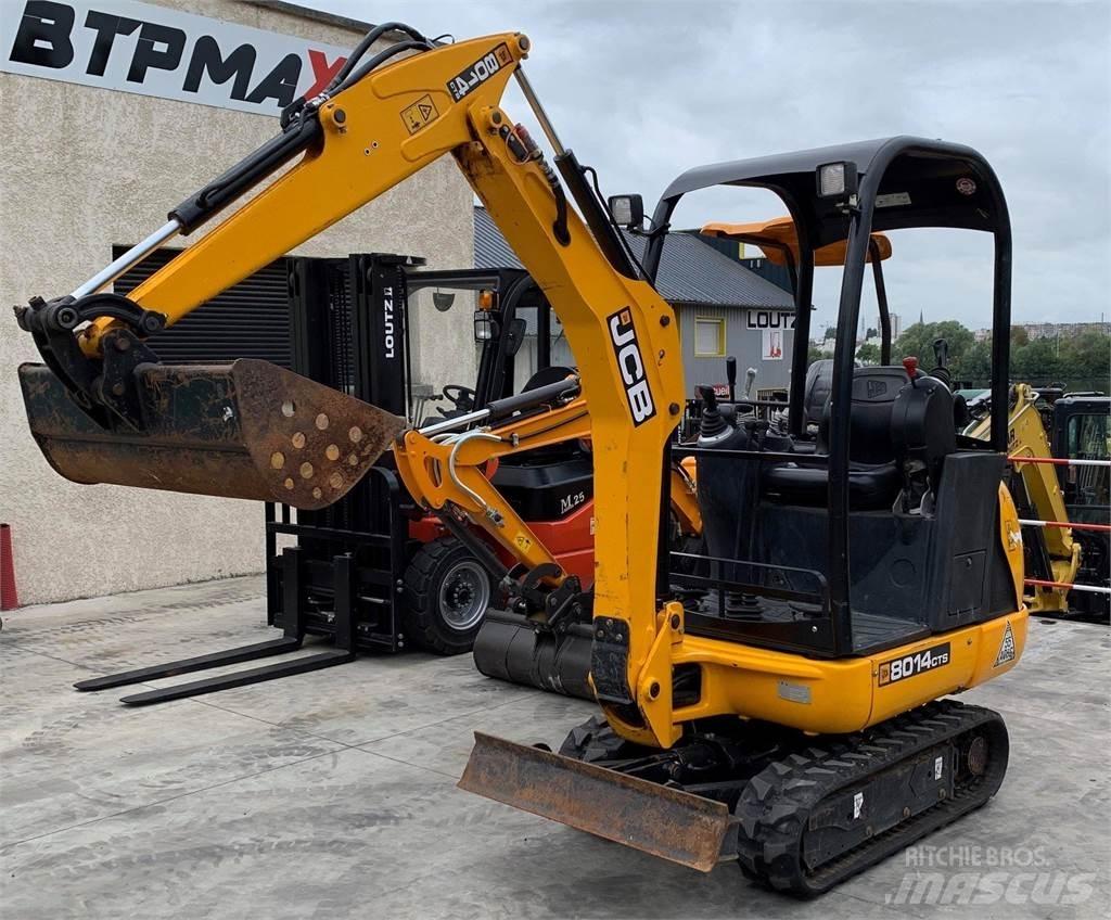 JCB 8014 Mini ekskavatörler, 7 tona dek