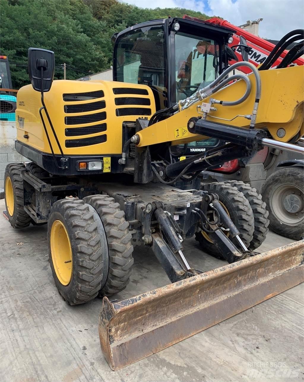 Yanmar B95W Lastik tekerli ekskavatörler