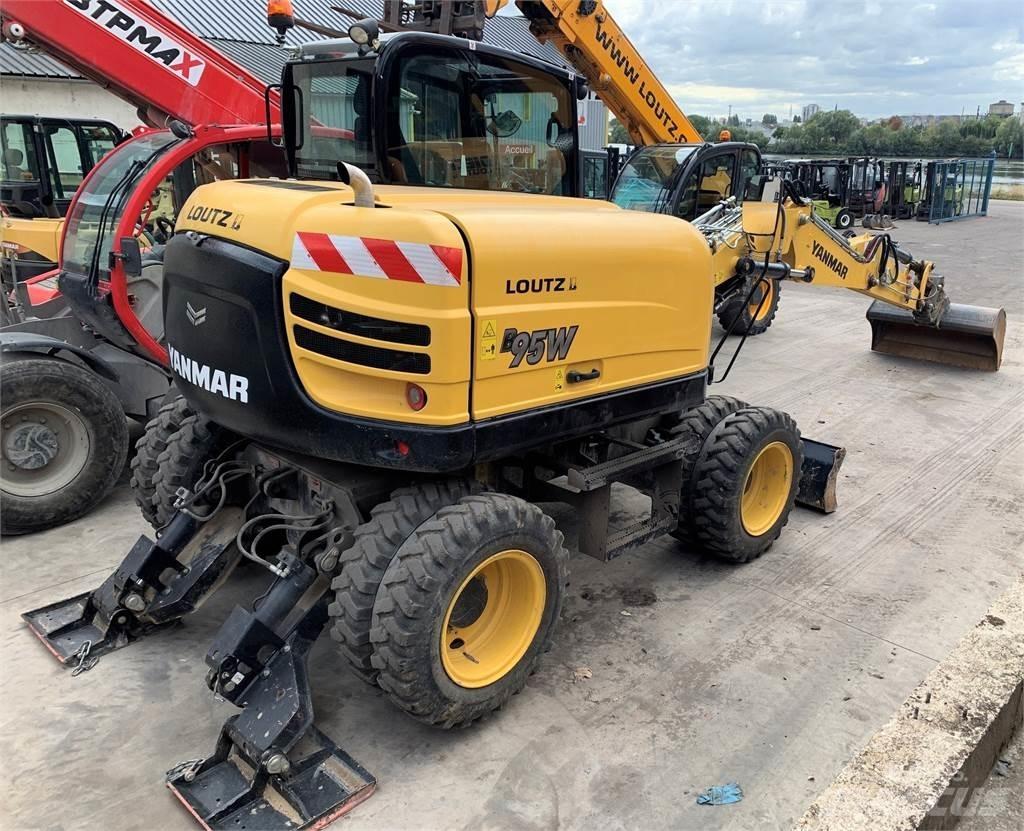 Yanmar B95W Lastik tekerli ekskavatörler