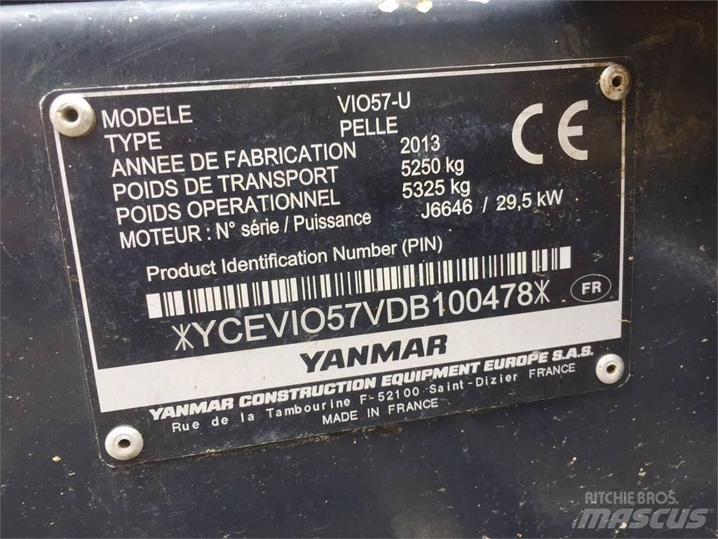 Yanmar VIO57 Mini ekskavatörler, 7 tona dek