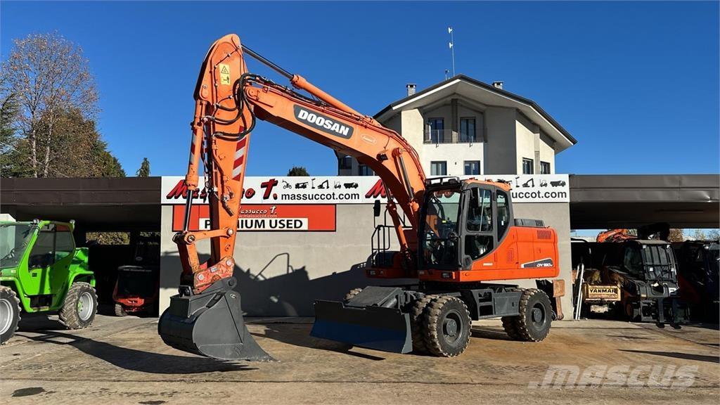 Doosan DX190W Lastik tekerli ekskavatörler