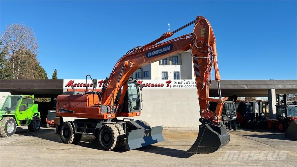 Doosan DX190W Lastik tekerli ekskavatörler
