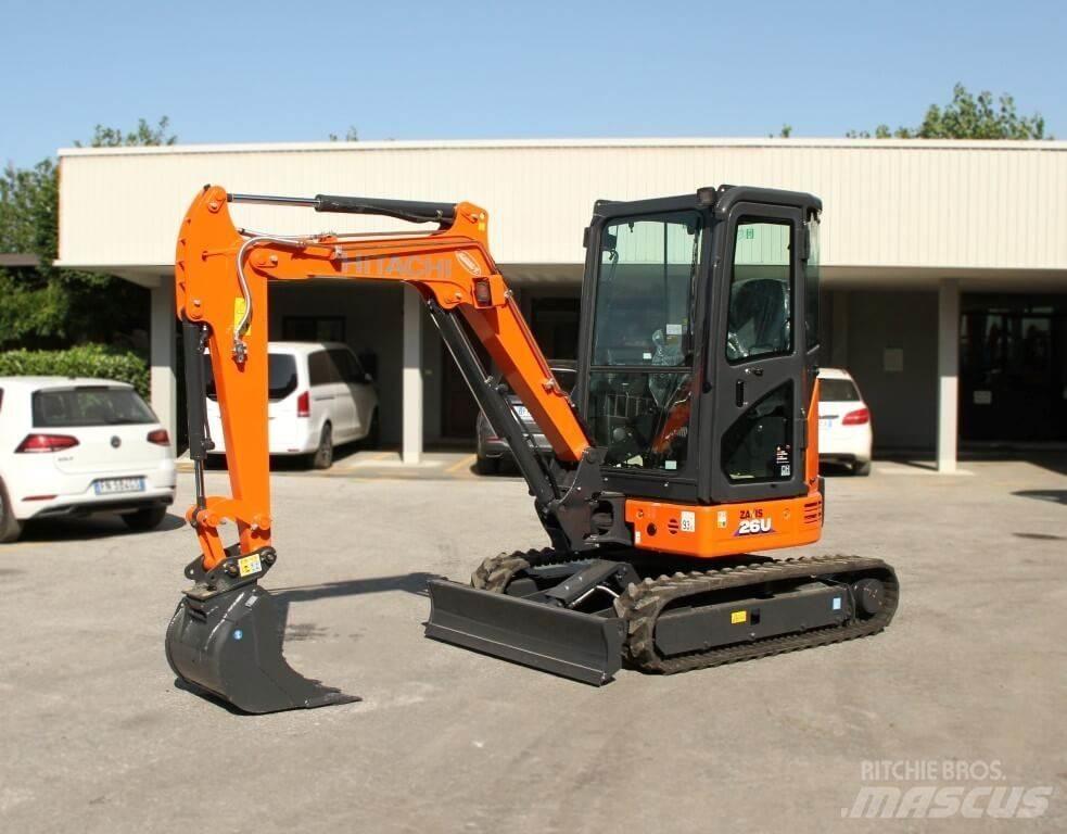 Hitachi ZX26U-6 CR Mini ekskavatörler, 7 tona dek