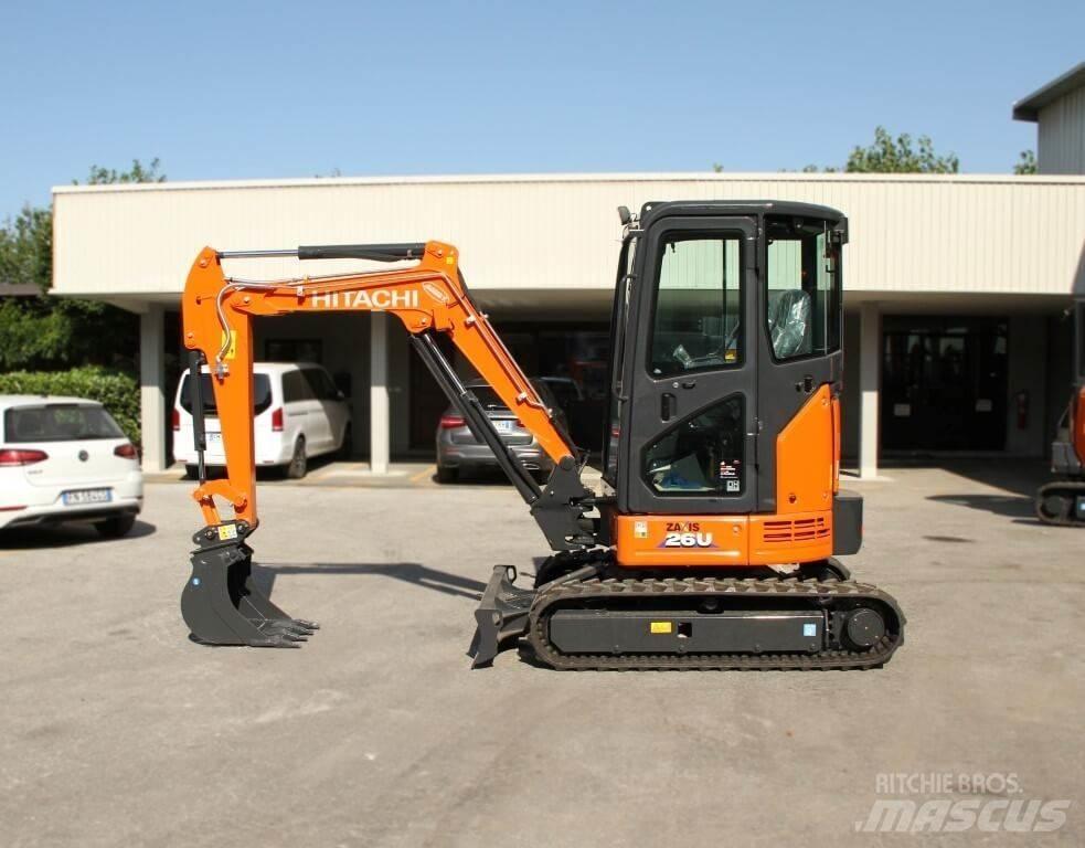 Hitachi ZX26U-6 CR Mini ekskavatörler, 7 tona dek