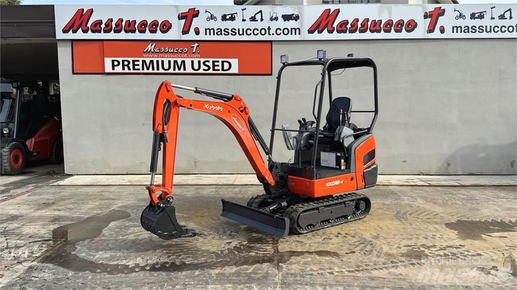 Kubota KX018-4 Mini ekskavatörler, 7 tona dek