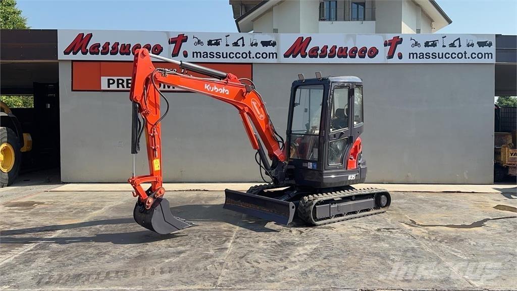 Kubota U35-3 Mini ekskavatörler, 7 tona dek