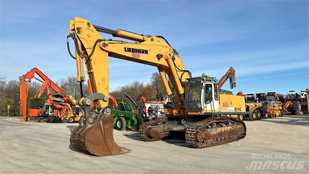 Liebherr R974C HDSL Paletli ekskavatörler