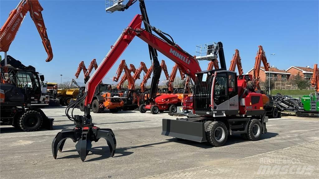 Minelli M18 Lastik tekerli ekskavatörler