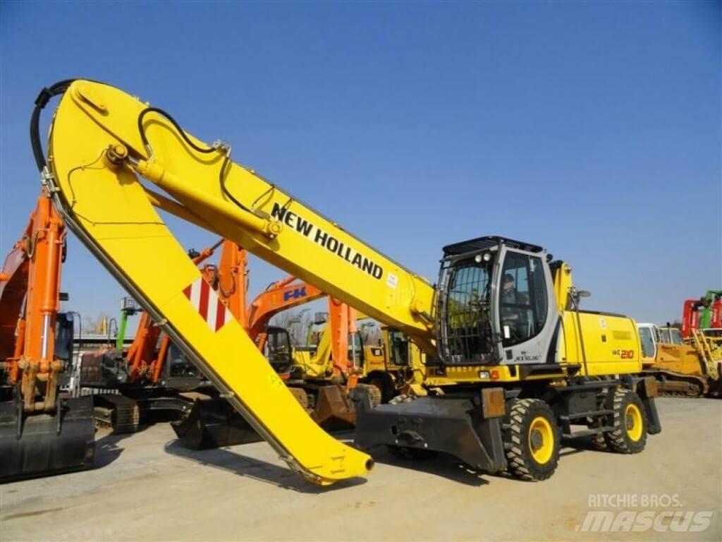 New Holland WE210 Lastik tekerli ekskavatörler
