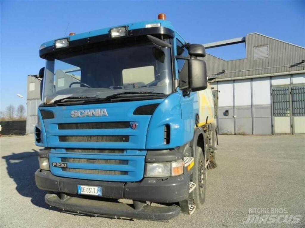 Scania P 230 Bucher Süpürme kamyonları