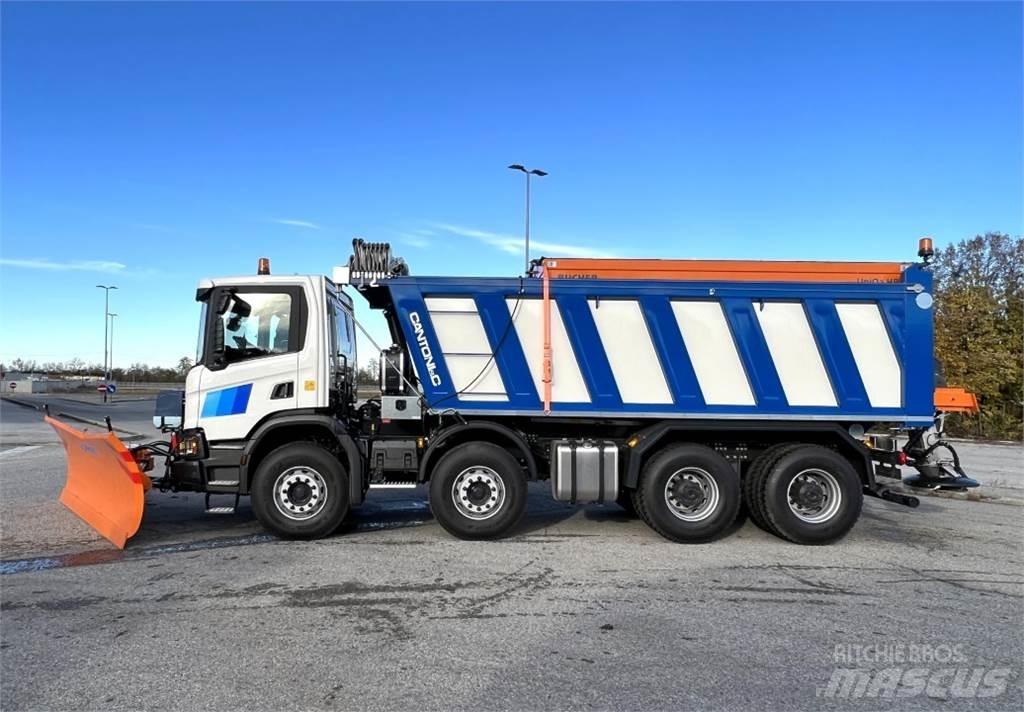 Scania P500 XT 8X4 Kar küreme biçaklari
