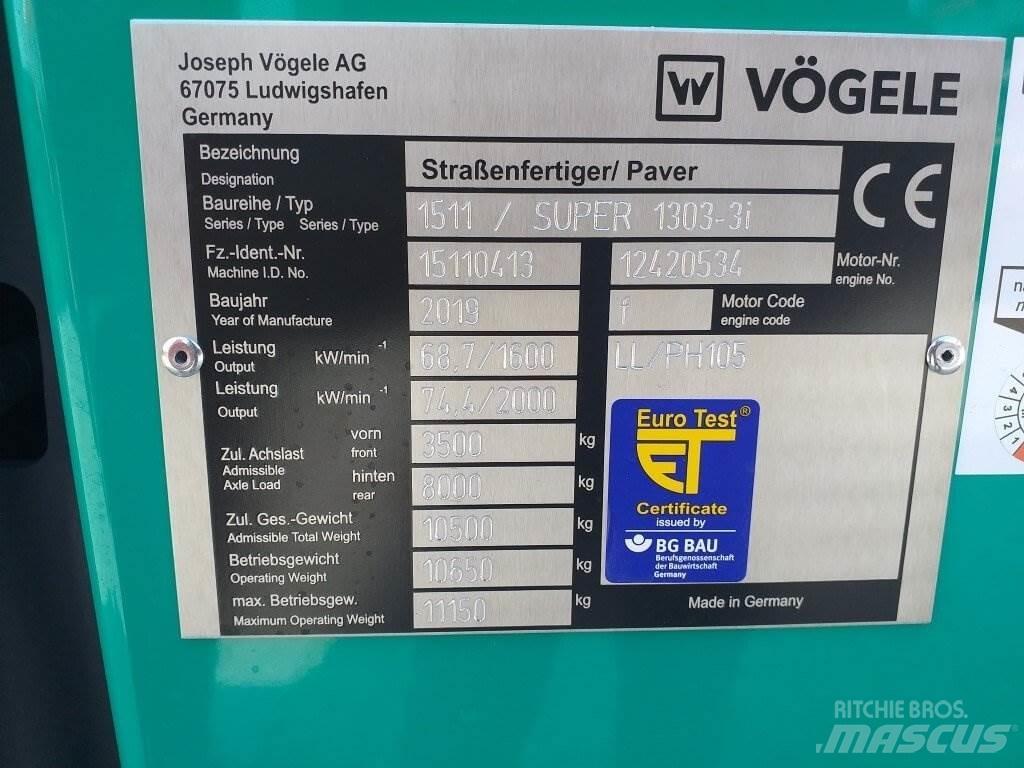 Vögele Super 1303-3i Asfalt sericiler