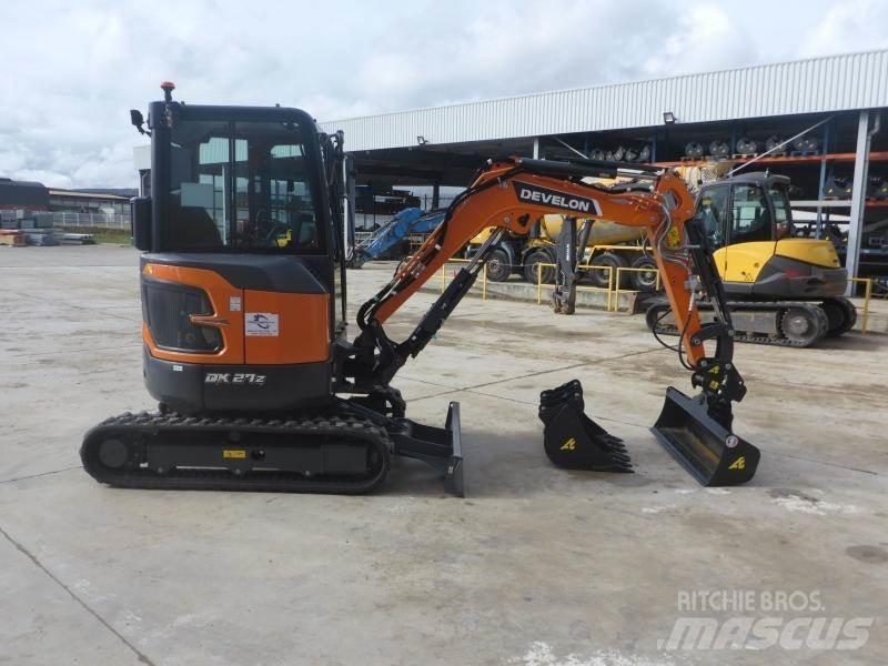 Develon DX27Z-7 Mini ekskavatörler, 7 tona dek
