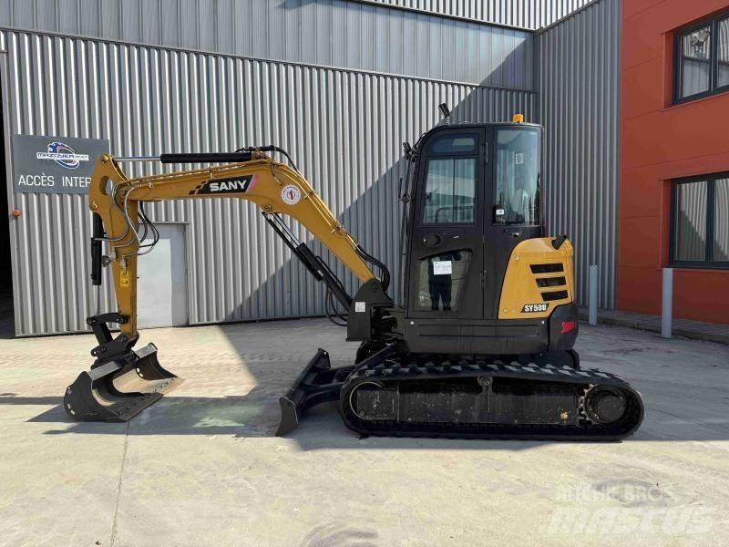 Sany SY50U Mini ekskavatörler, 7 tona dek