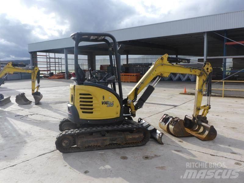 Yanmar VIO26 Mini ekskavatörler, 7 tona dek