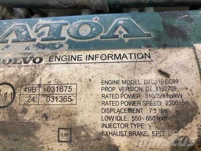 Volvo 8700 Motorlar