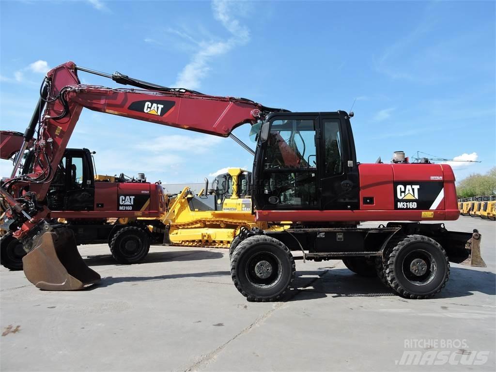 CAT M316D Lastik tekerli ekskavatörler
