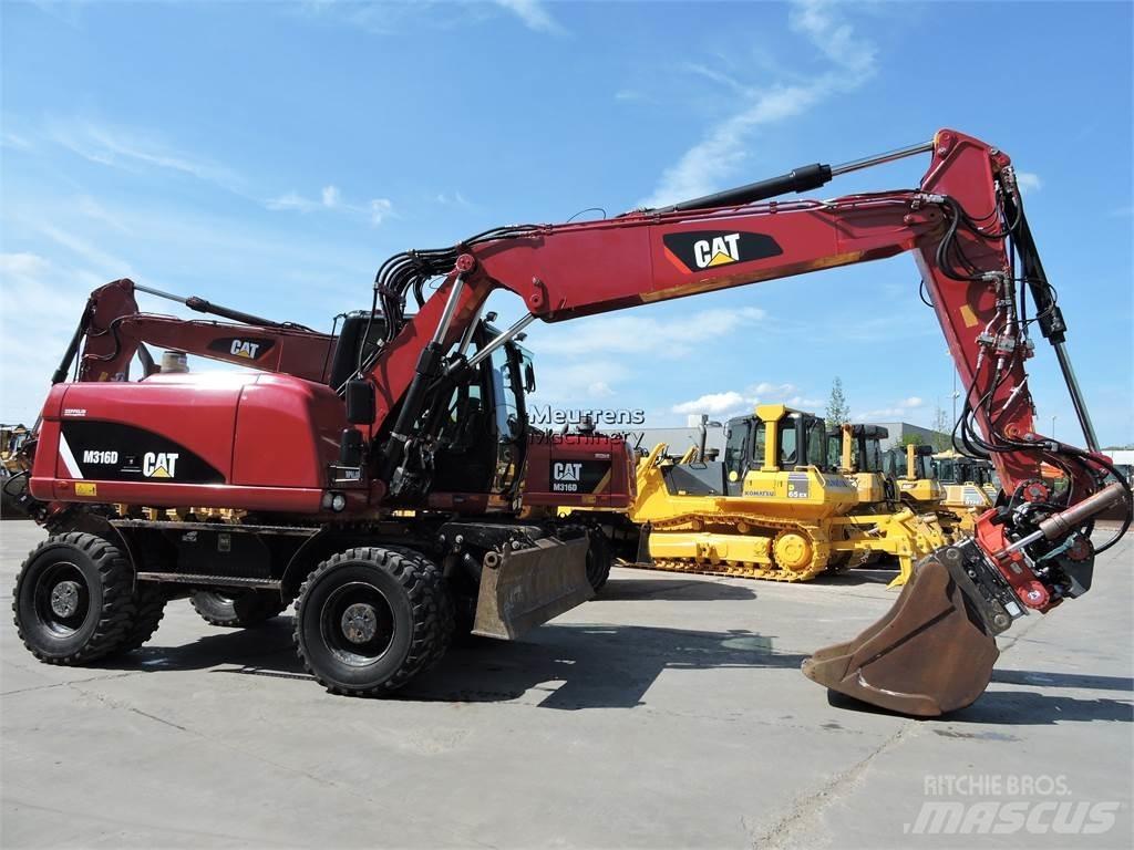 CAT M316D Lastik tekerli ekskavatörler