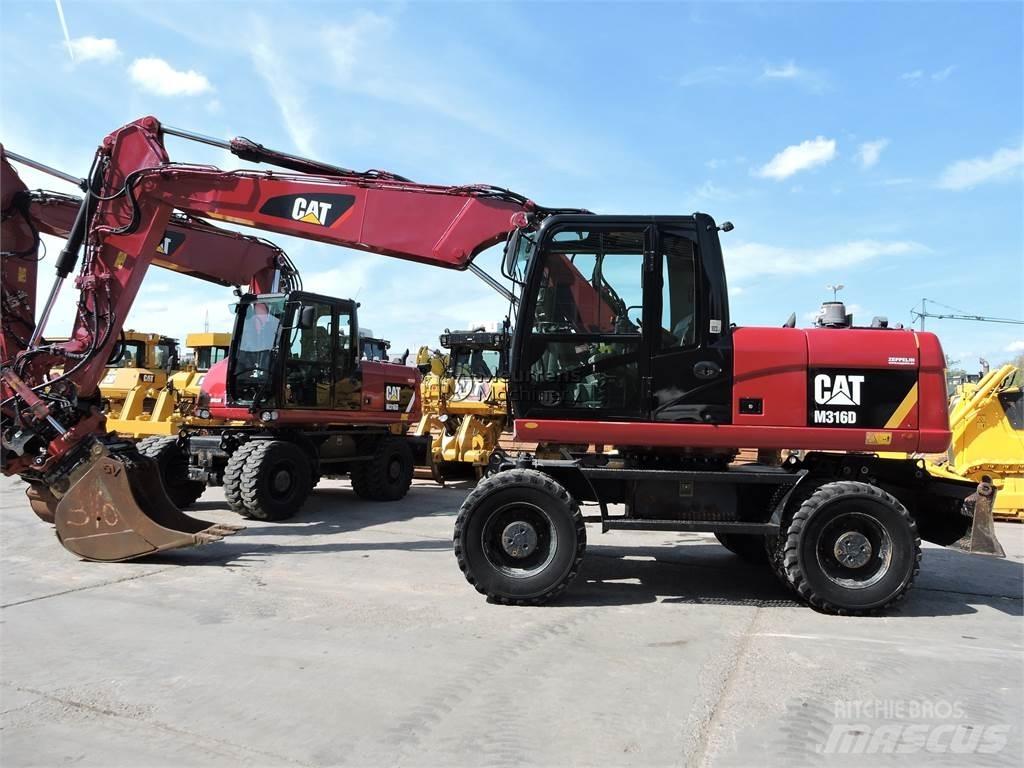 CAT M316D Lastik tekerli ekskavatörler