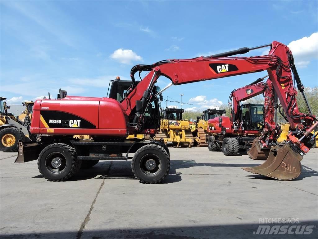 CAT M316D Lastik tekerli ekskavatörler