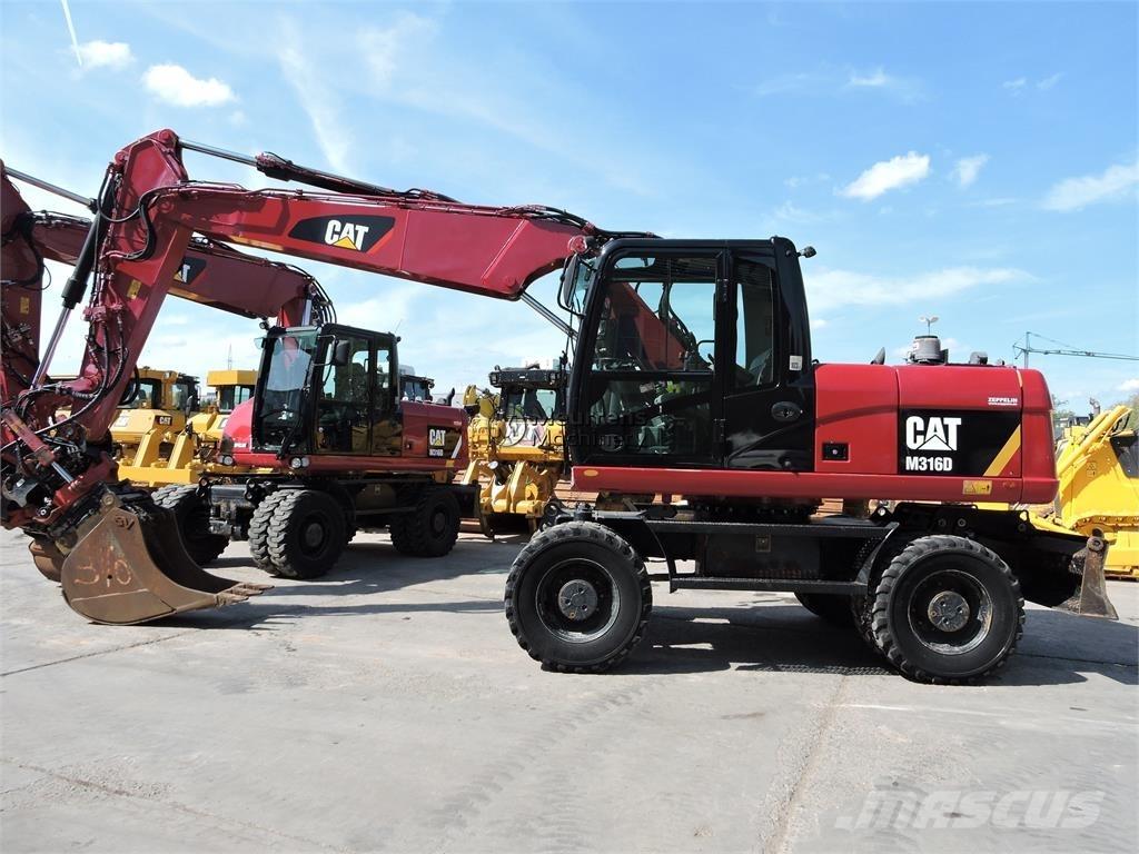 CAT M316D ROTOTILT Lastik tekerli ekskavatörler