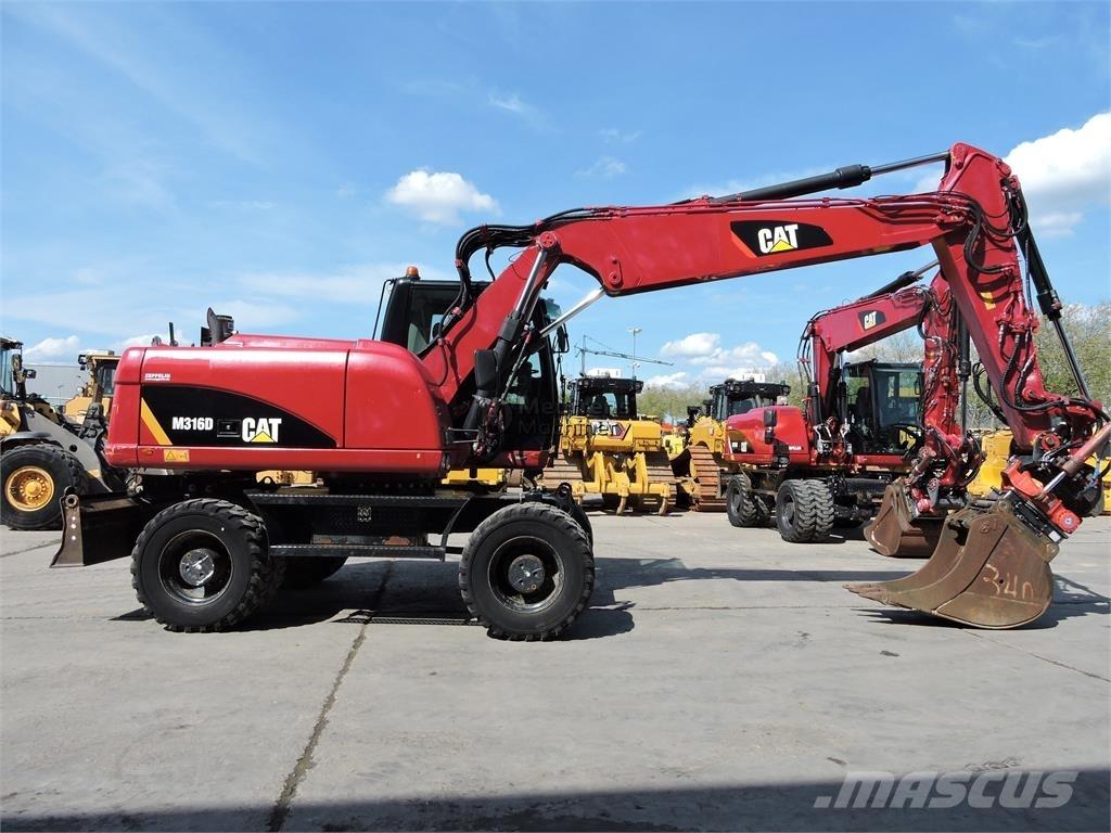 CAT M316D ROTOTILT Lastik tekerli ekskavatörler