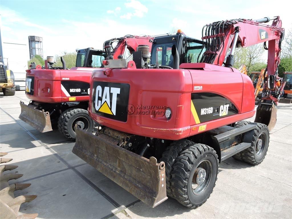 CAT M316D ROTOTILT Lastik tekerli ekskavatörler