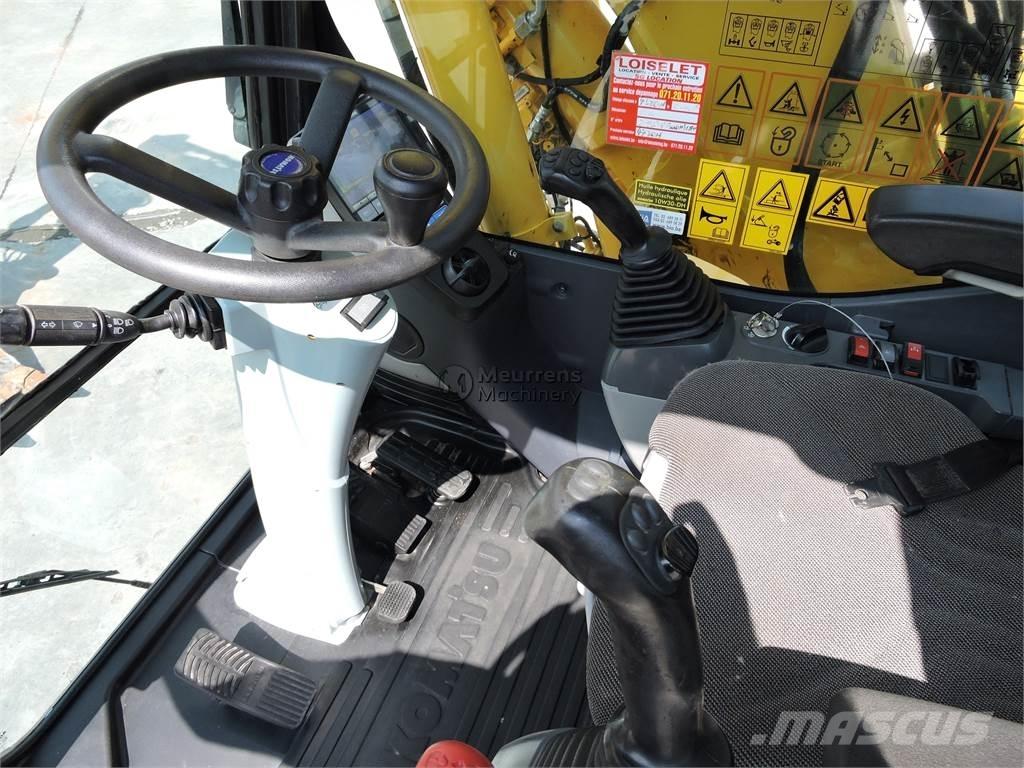 Komatsu PW148 Lastik tekerli ekskavatörler