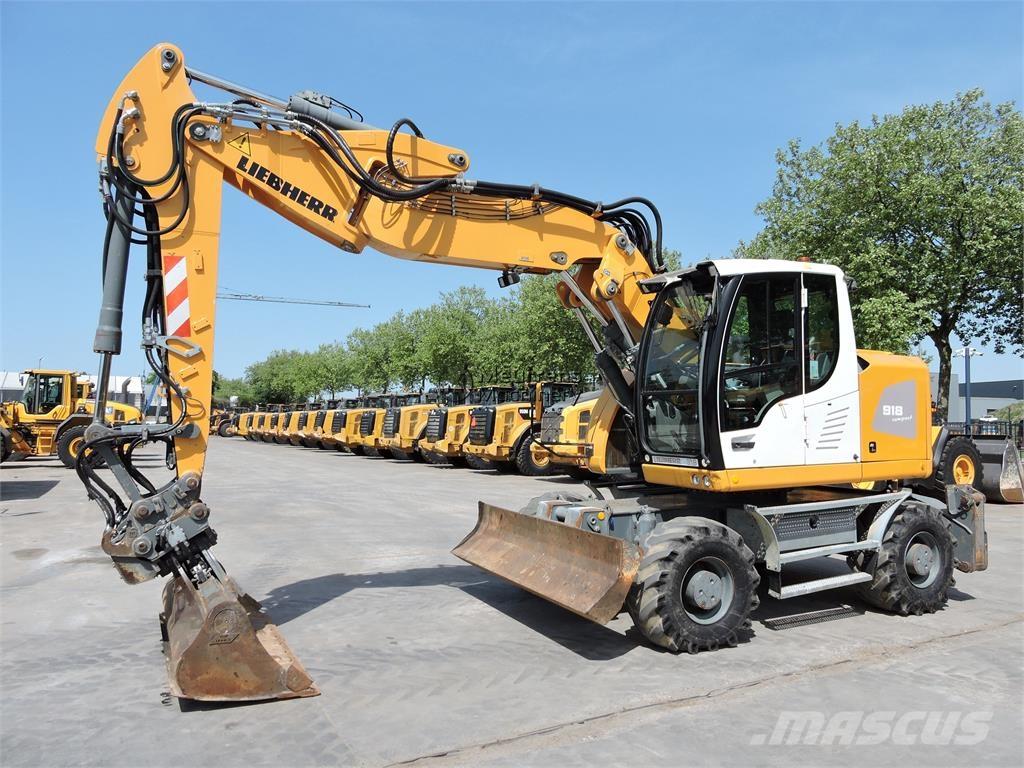 Liebherr A918 Lastik tekerli ekskavatörler